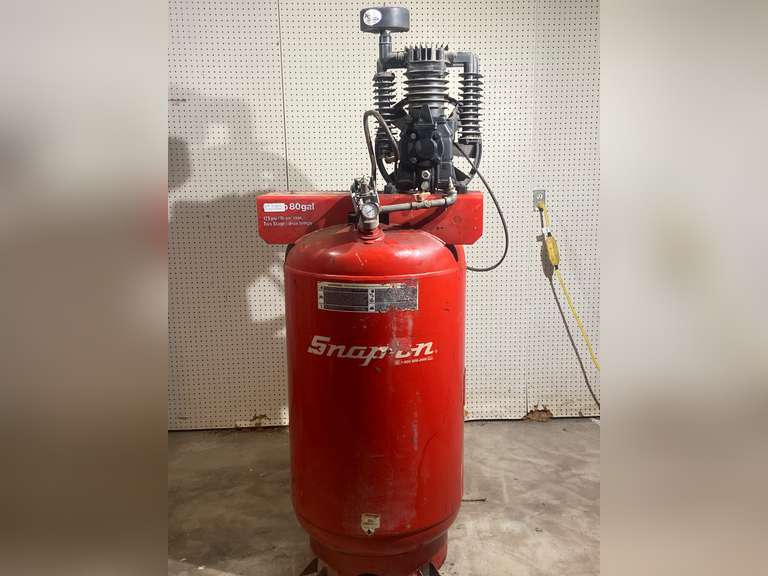Snap On Air Compressor, needs motor. ELCO Auctions