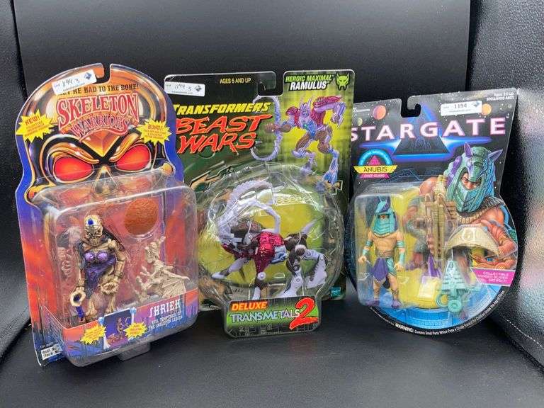 (3) Vintage Action Figures Estate Details