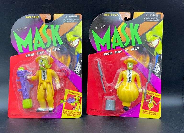 (2) The Mask Action Figures Estate Details
