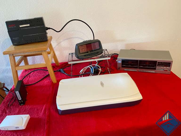 Microtek ScanMaker 5600; Fisher MMetal CRW38 Stereo Double Cassette