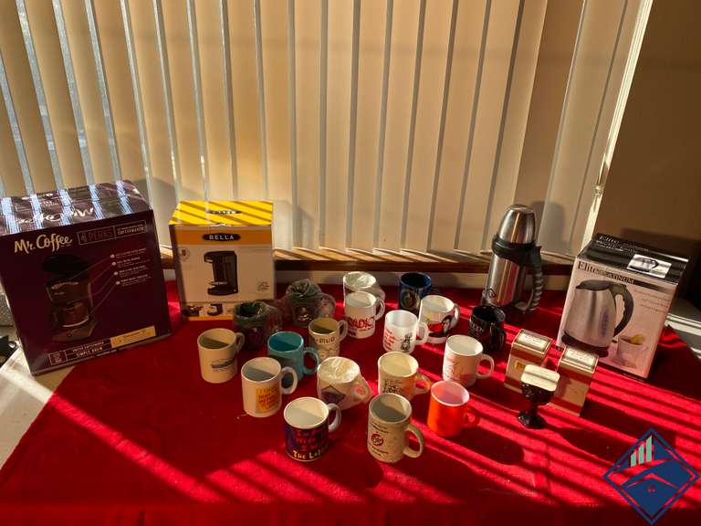 Mr. Coffee (New); Bella Coffee Maker (New); Elite Platinum Electric