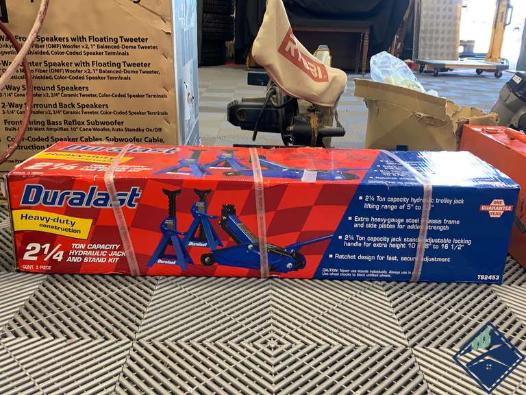 Duralast 2 1/4 Ton Hydraulic Jack and Stand Kit - Estate Details