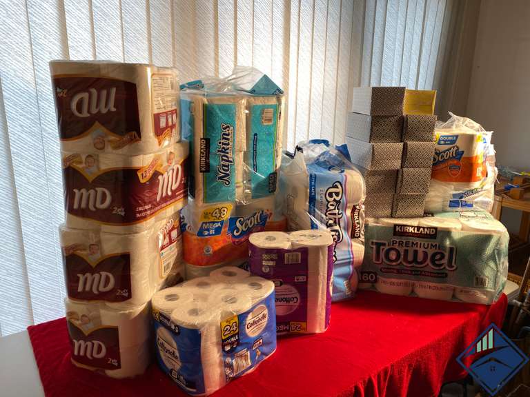 Toilet Paper; Kleenex; Napkins and Paper Towels. Estate Details