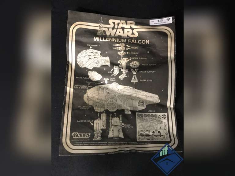 Vintage Star Wars Millennium Falcon ORIGINAL Kenner 1978