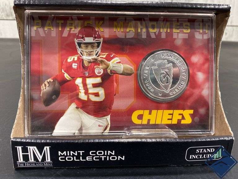 HM Mint Coin Collection Patrick Mahomes 11 Kansas City Chiefs Estate