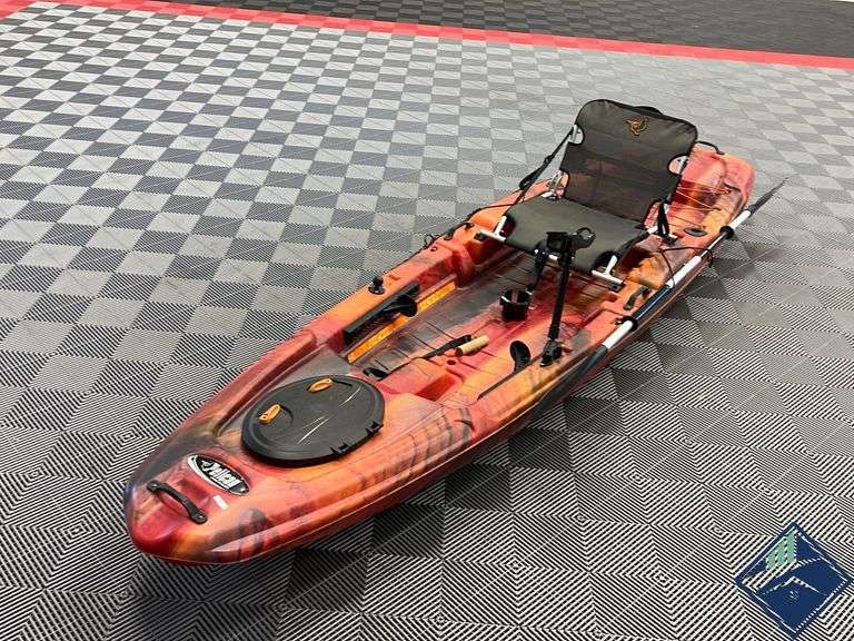 Pelican Premium The Catch 120 Kayak with Oar and Seat Estate Details