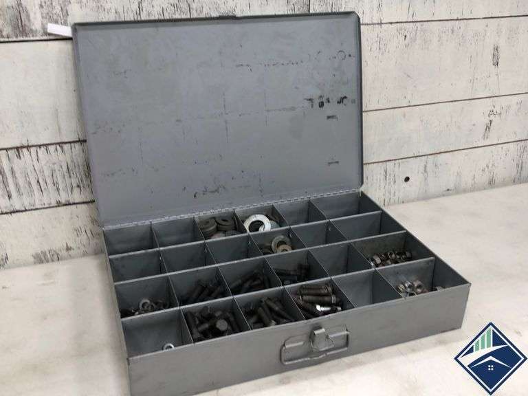 Assorted Nuts, Bolts, Screws, etc. In Metal Carry Case Estate Details