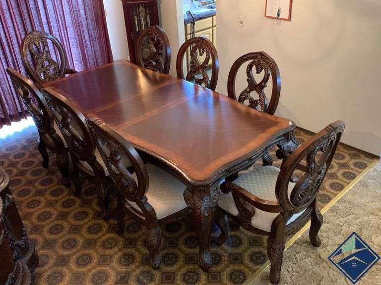 Ornate HK Wonderful Furniture Co. Dining Set Estate Details