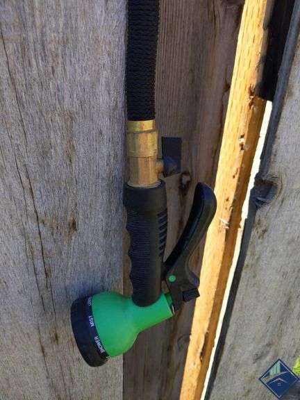 Green Garden Hose & Shrinking Hose with Nozzle - Estate Details