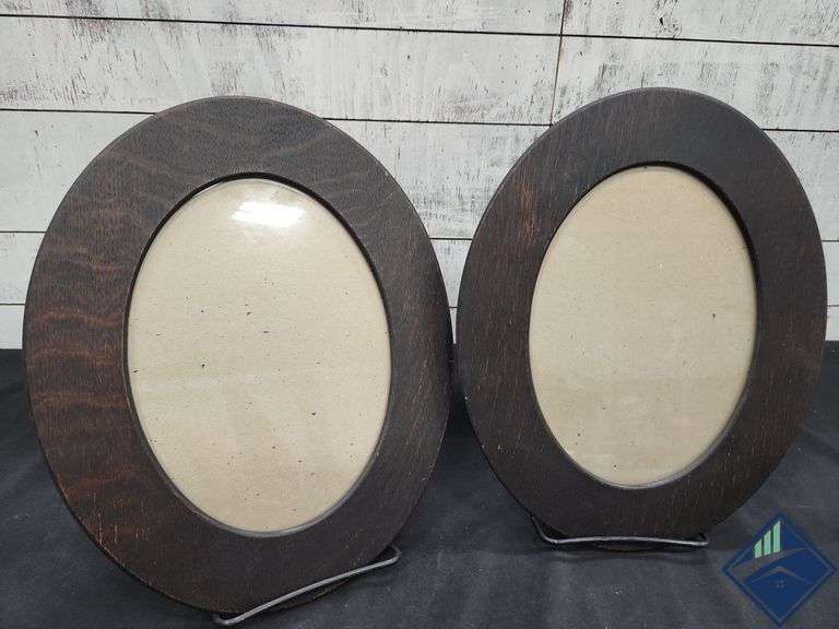 Vintage Wood Oval Picture Frames Estate Details