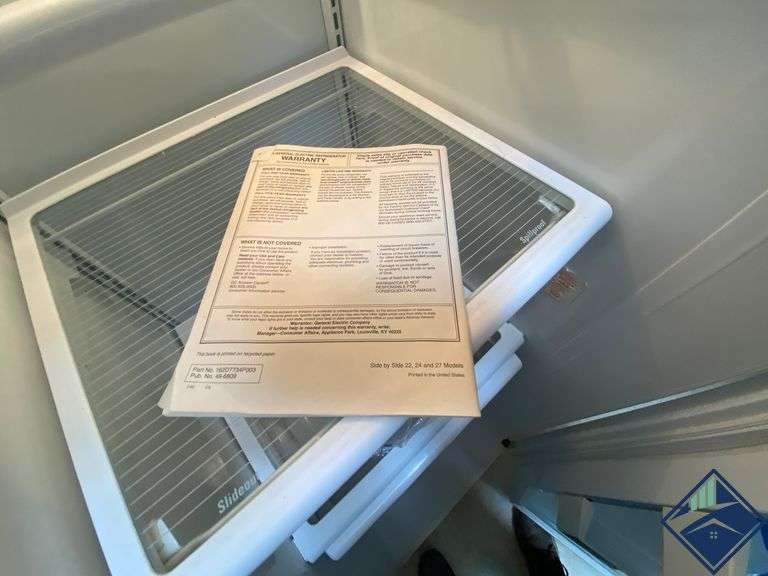 GE Profile Refrigerator with Ice Dispenser Estate Details