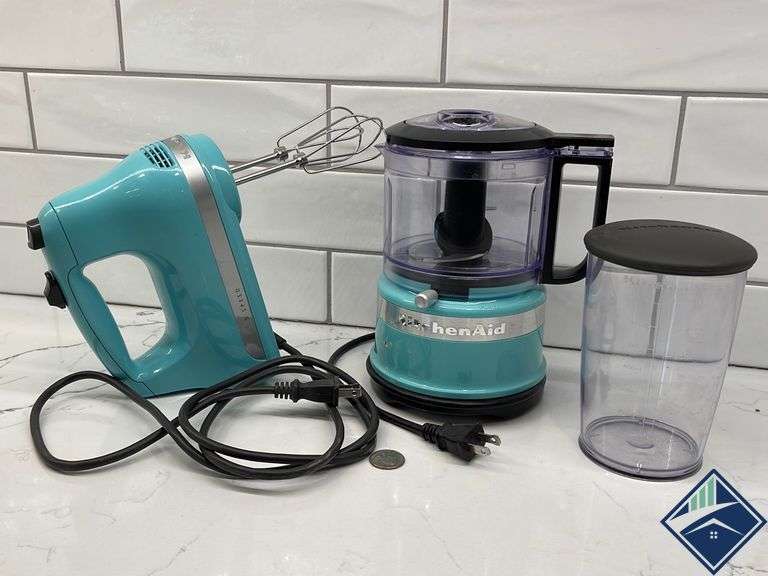 KitchenAid Hand Mixer & Small Food Processor Estate Details