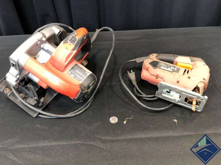 Black & Decker Circular Saw & Chicago Electric Orbital Jigsaw Estate