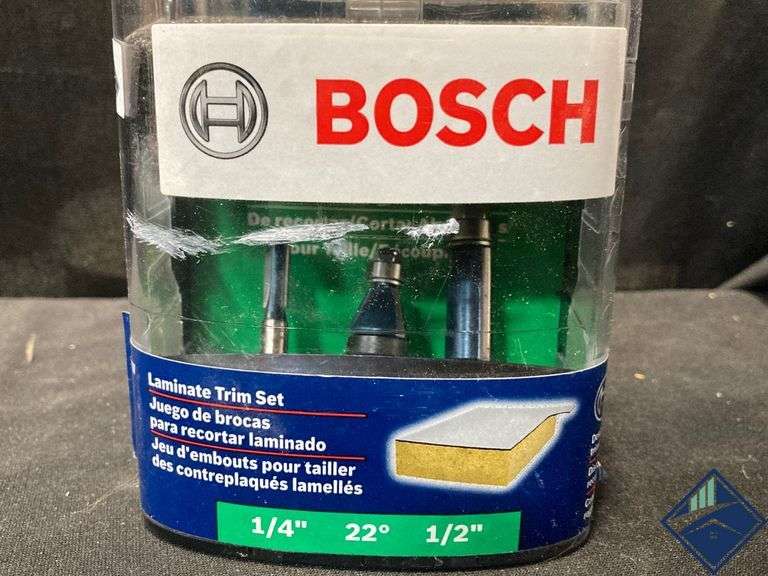 Bosch Laminate Trim Set Router Bits Estate Details