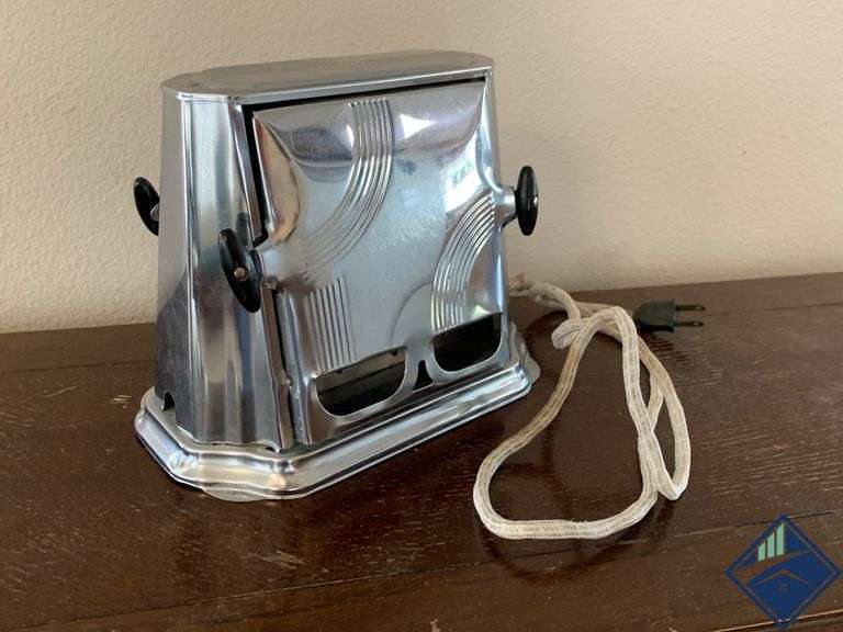 Vintage SonChief Series 680 2 Sided Toaster w/ Cord Estate Details
