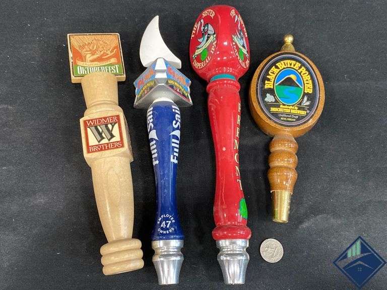 Fremont, Widmer Brothers, Full Sail, & Deschutes Brewery Tap Handles