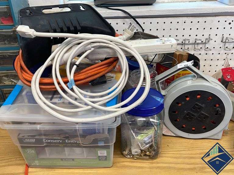 Extension Cords, Reels, Light Bulbs, etc. Estate Details