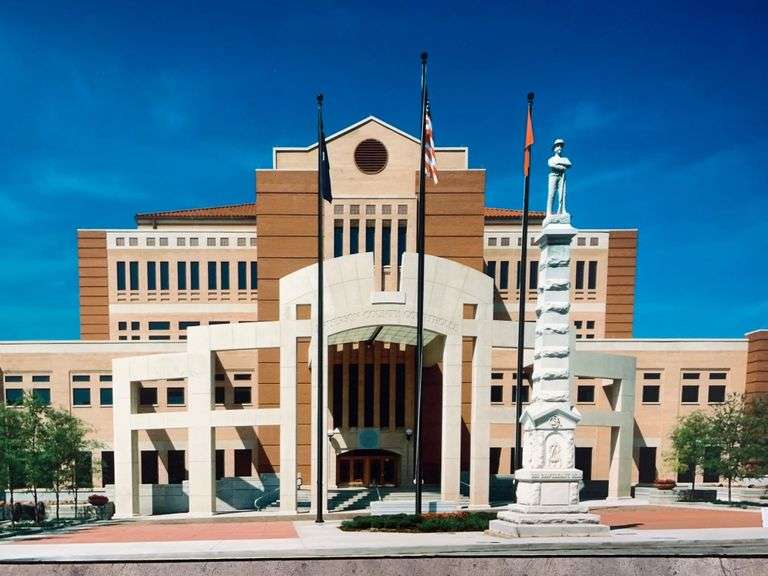 Architect’s Image of Anderson County Courthouse Auction Services LTD