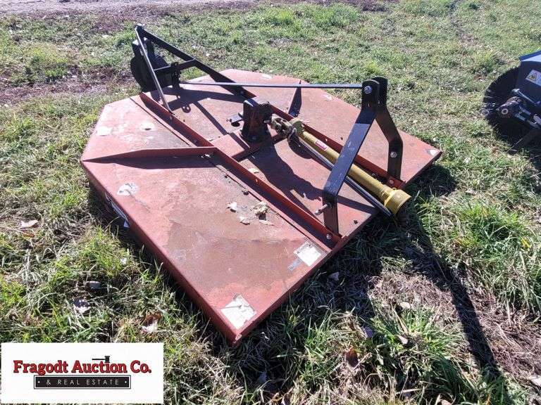 Tebben 6' Rotary Brush Mower, 3pt, 540 PTO, SN 01 Fragodt Auction and Real Estate LLC