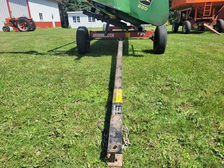 Minnesota Running Gear Converted to Header Trailer by Clingman Welding