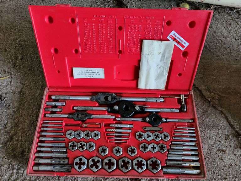 Tap and Die Set Fragodt Auction and Real Estate LLC