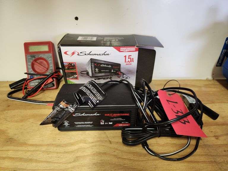 Schumacher Battery Maintainer Fragodt Auction and Real Estate LLC