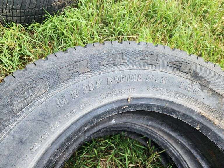 (2) 11R22.5 BF Goodrich Tires, Held Air When Removed Fragodt Auction