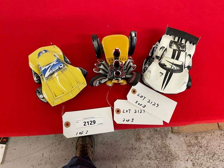 Set of 3 Ceramic Cars Spankys Freedom Car Auctions