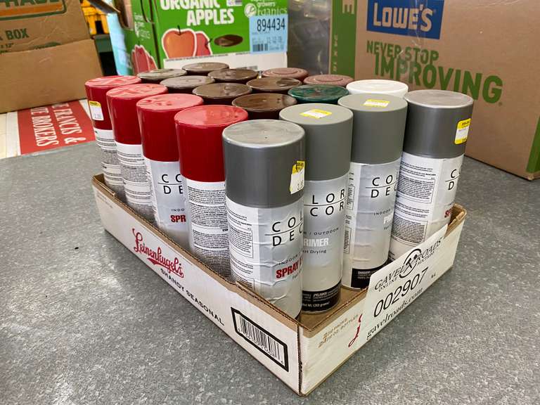 Lot of Color Decor Spray Paint Gavel Roads Online Auctions