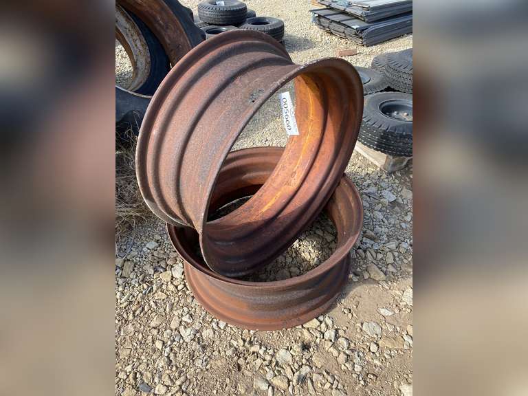 (2) 13" x 32" Tractor Rims / Fire Pit Rings Gavel Roads Online Auctions