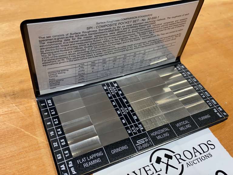 SPI "Classic" Surface Roughness Standards Set Gavel Roads Online Auctions