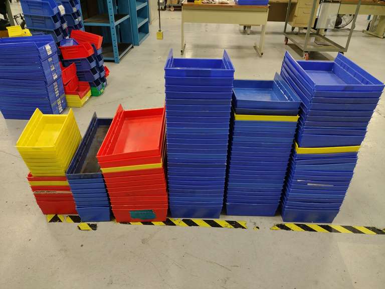 Assorted Plastic Hardware Storage Bins Gavel Roads Online Auctions