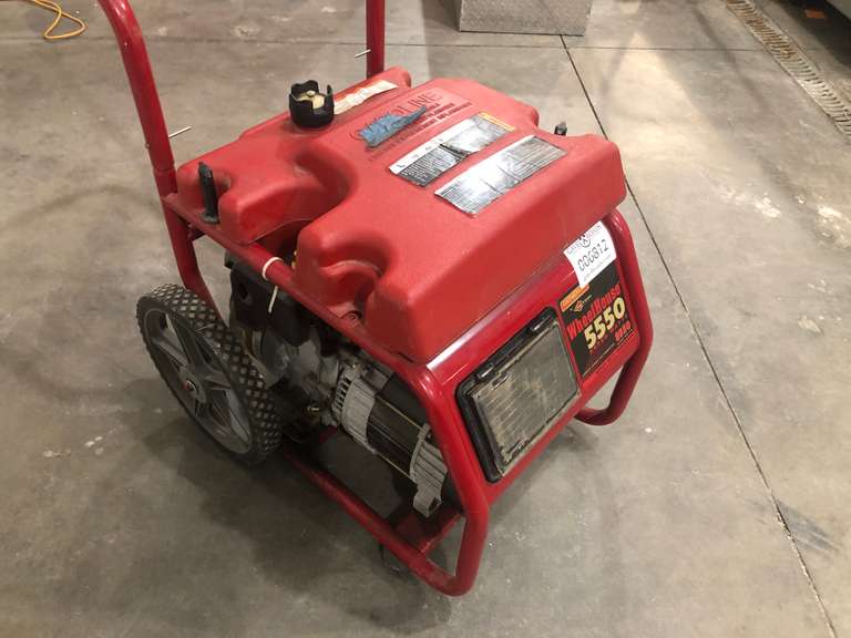 Generac Wheelhouse 5550 Generator - Gavel Roads Online Auctions