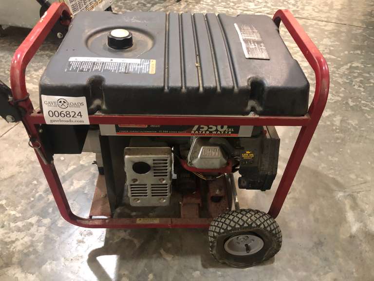 Generac 7550 EXL Generator - Gavel Roads Online Auctions
