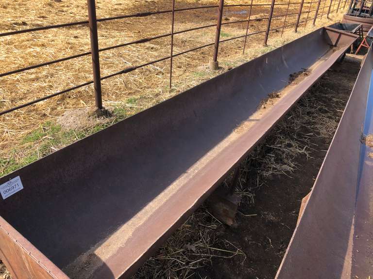 25' Steel Feed Bunk Gavel Roads Online Auctions