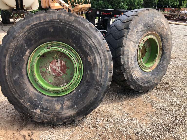 (2) 21.00R25 Wheel Loader Wheels & Tires Gavel Roads Online Auctions