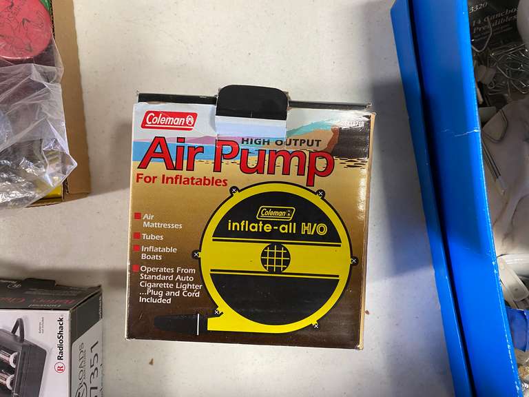 Coleman Air Pump & Universal Battery Charger Gavel Roads Online Auctions