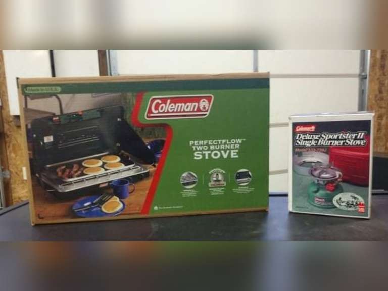 Coleman Single Burner Stoves Package Gavel Roads Online Auctions