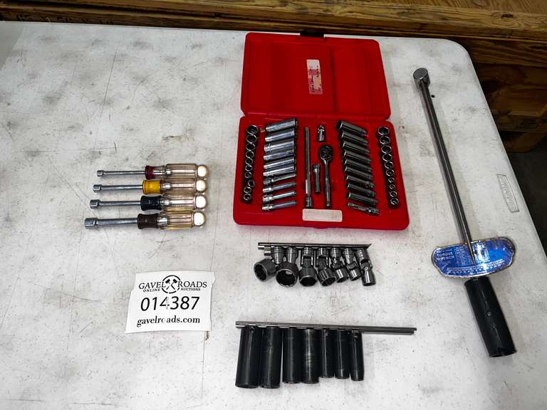 SnapOn Socket Set/Sockets & Torque Wrench Gavel Roads Online Auctions