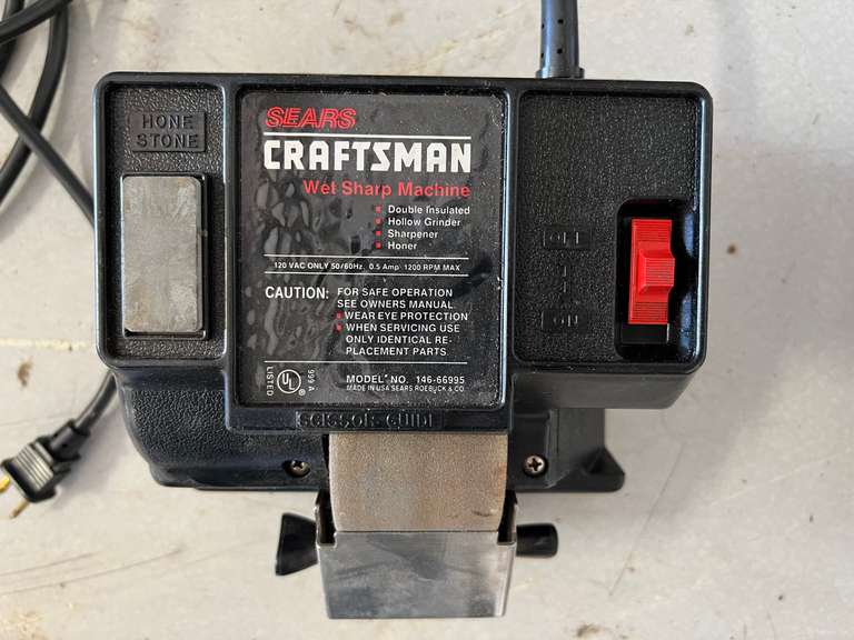 Craftsman Wet Sharp Machine - Gavel Roads Online Auctions