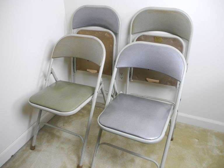 Lot of 4 Vintage Samsonite Folding Chairs GC5 Auctions