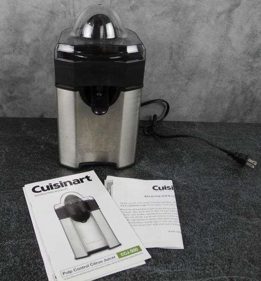 Cuisinart Pulp Control Citrus Juicer Model CCJ500 GC5 Auctions