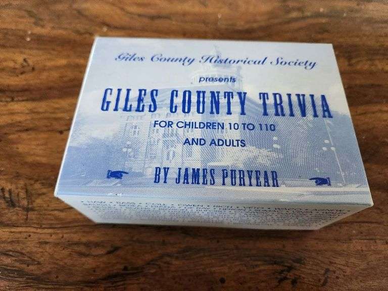Giles County Trivia Haney Auction Company