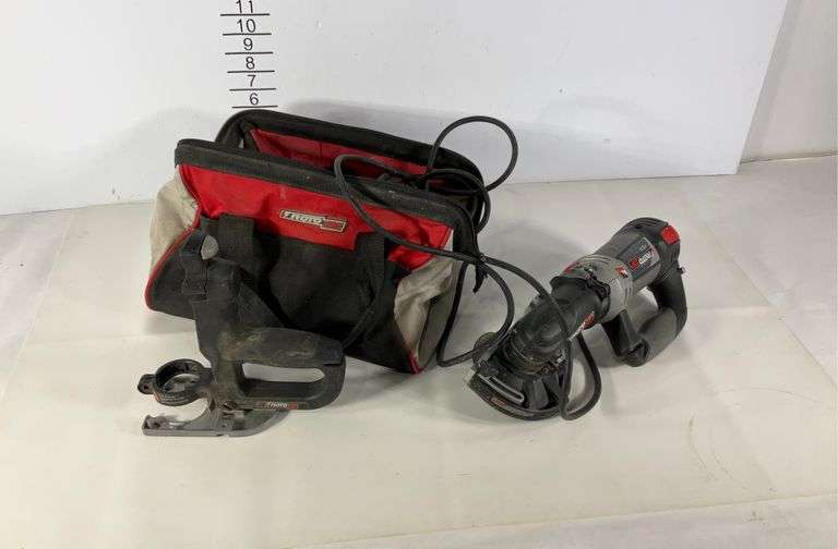 RotoZip RZ20 cutoff saw with guide and bag Hash Auctions