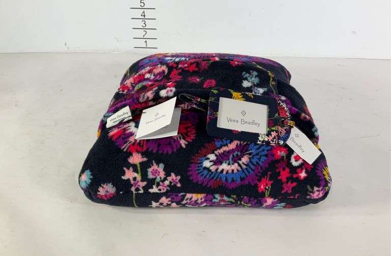 Vera Bradley 2in1 fleece travel blanket and pillow, with matching