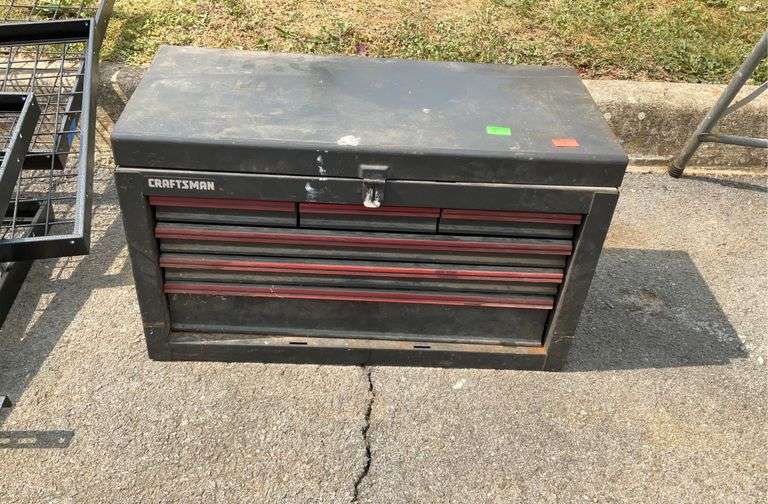 Craftsman six drawer top chest tool box, Hash Auctions