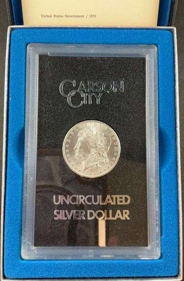 1884 Carson City Morgan Dollar uncirculated - Hash Auctions