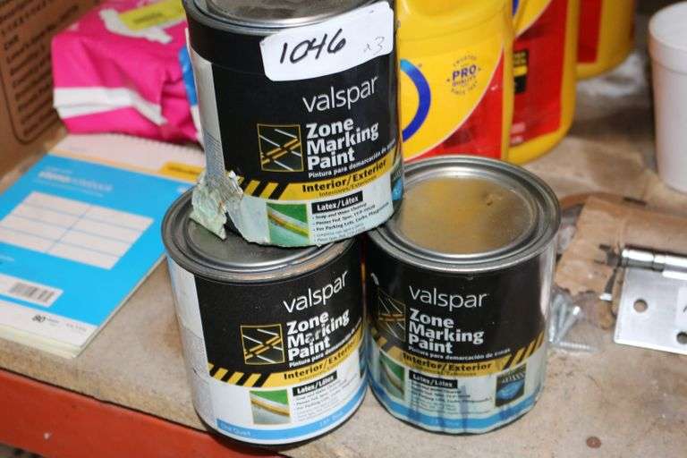 VALSPAR ZONE MARKING PAINT Dallas Online Auction Company