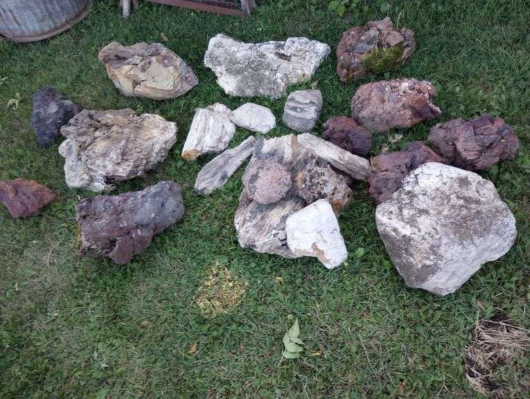 Decorative garden rocks Integrity Auctioneers