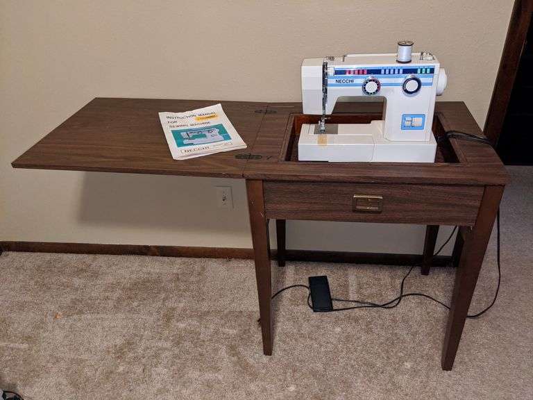 NECCHI 3537 PORTABLE ELEC. SEWING MACHINE WITH SEWING MACHINE